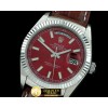 롤렉스 DayDate Fluted Burgundy SS/LE Asian Eta 2836 -RDD0183