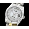롤렉스 2014 Steel/President White Wavy Grid Asian Clone 2836 -RDD0184B
