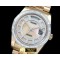롤렉스 2014 YGold/President MGold Wavy Grid Asian Clone 28 -RDD0185B