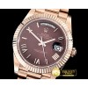 롤렉스 DayDate 228206 RG/RG Brown Roman BP Swiss 2836 -RDD0195B