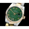 롤렉스 SS/YG Oyster Green Roman/Diam 2836 -RDJ0250D