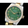 롤렉스 SS/YG Oyster Green Roman/Diam 2836 -RDJ0250F