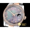롤렉스 DateJust Mens 36mm RG/SS Blk MOP Diam BP Asia 2836 -RDJ0261A