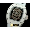 리차드밀 Skull Tourbillon CER/RG/RU RGold Asian 21J Decorated M -RM044A