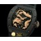 리차드밀 Dragon Tourbillon PVD/RU Black/Gold Asian 21J -RM047B