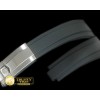 롤렉스 Black Rubber Strap 20/16 with SS Insignia Clasp -ROLACC020B