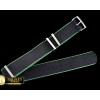 롤렉스 Black/Green 22mm Top Quality Nylon Strap -ROLACC024J