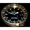 롤렉스 Dealer Clock GMT Style Black Swiss Quartz -ROLCLK025