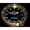 롤렉스 Dealer Clock GMT Style Black Swiss Quartz -ROLCLK025