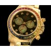 롤렉스 YG/YG/Colour Diam Bez Black Diam A7750 Secs@6 -ROLDYT0115
