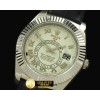 롤렉스 Skydweller SS/LE Roman White Asian 2836 -ROLSKD005A