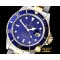 롤렉스 16613 YG/SS Blue Submariner BP My9015 Mod 3135 -ROLSUB0188E