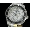 태그호이어 Aquaracer Big Date Chrono SS/SS White Jap OS Qtz -TAG0282A