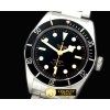 튜더 Heritage Black Bay SS/SS Black Asian 28242 -TUD016